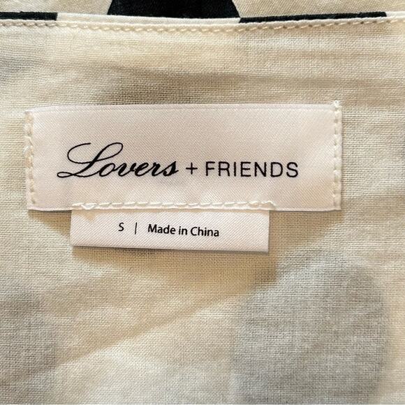 Lovers + Friends Paris Polka Dot Skirt Black and White Small - Picture 9 of 10